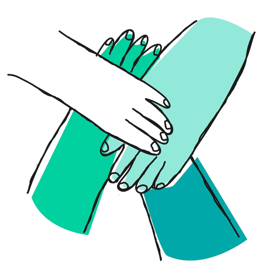 green professional business teamwork